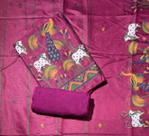 Classy Weaves Muga Cotton Silk Suit Set - Yanchi